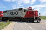 SOO 4400 crossing Highway CV